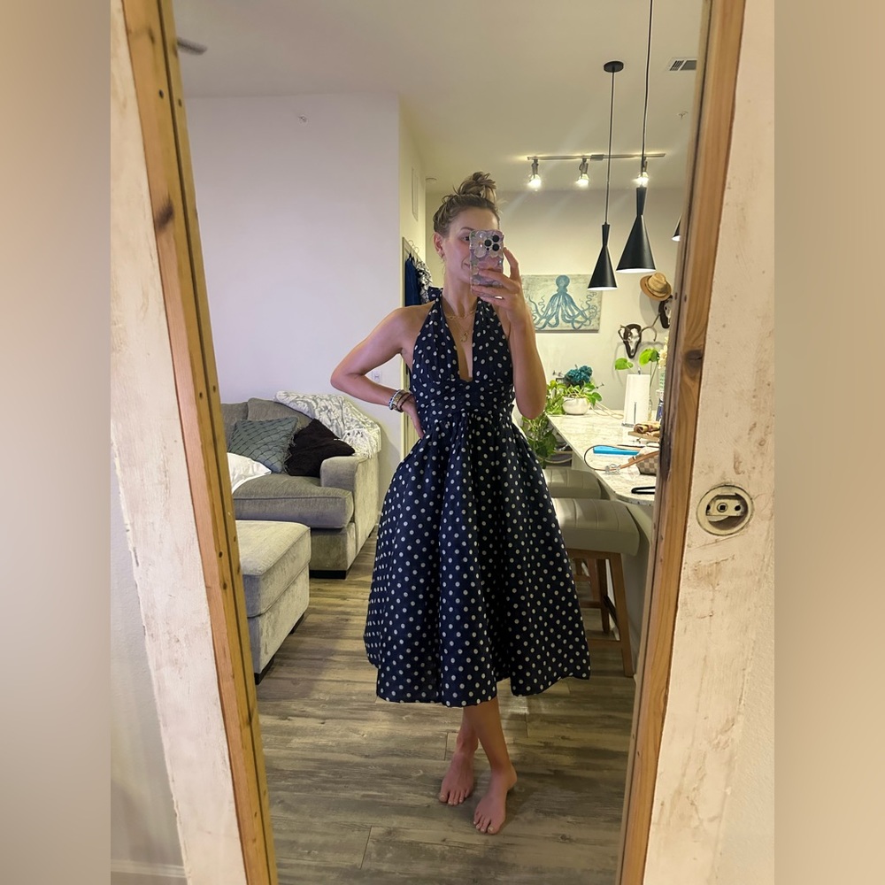 NWOT ZIMMERMANN Polka Dot Halter Dress